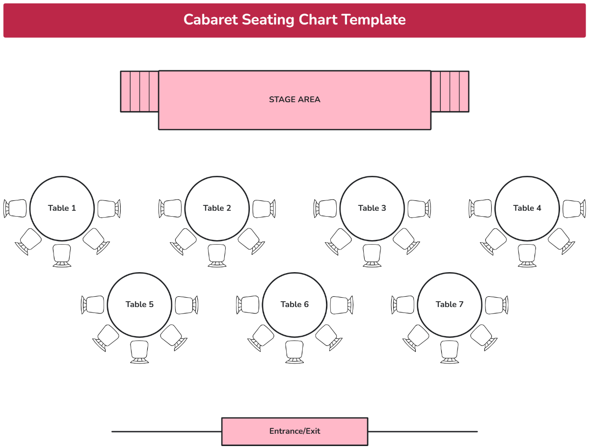 Cabaret Seating Chart