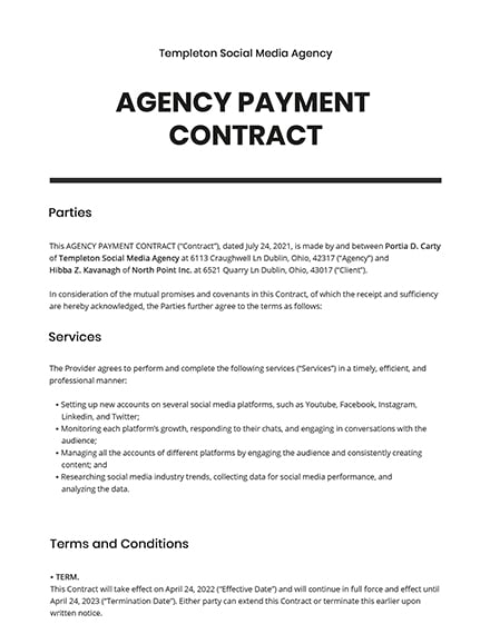 Payment Contract