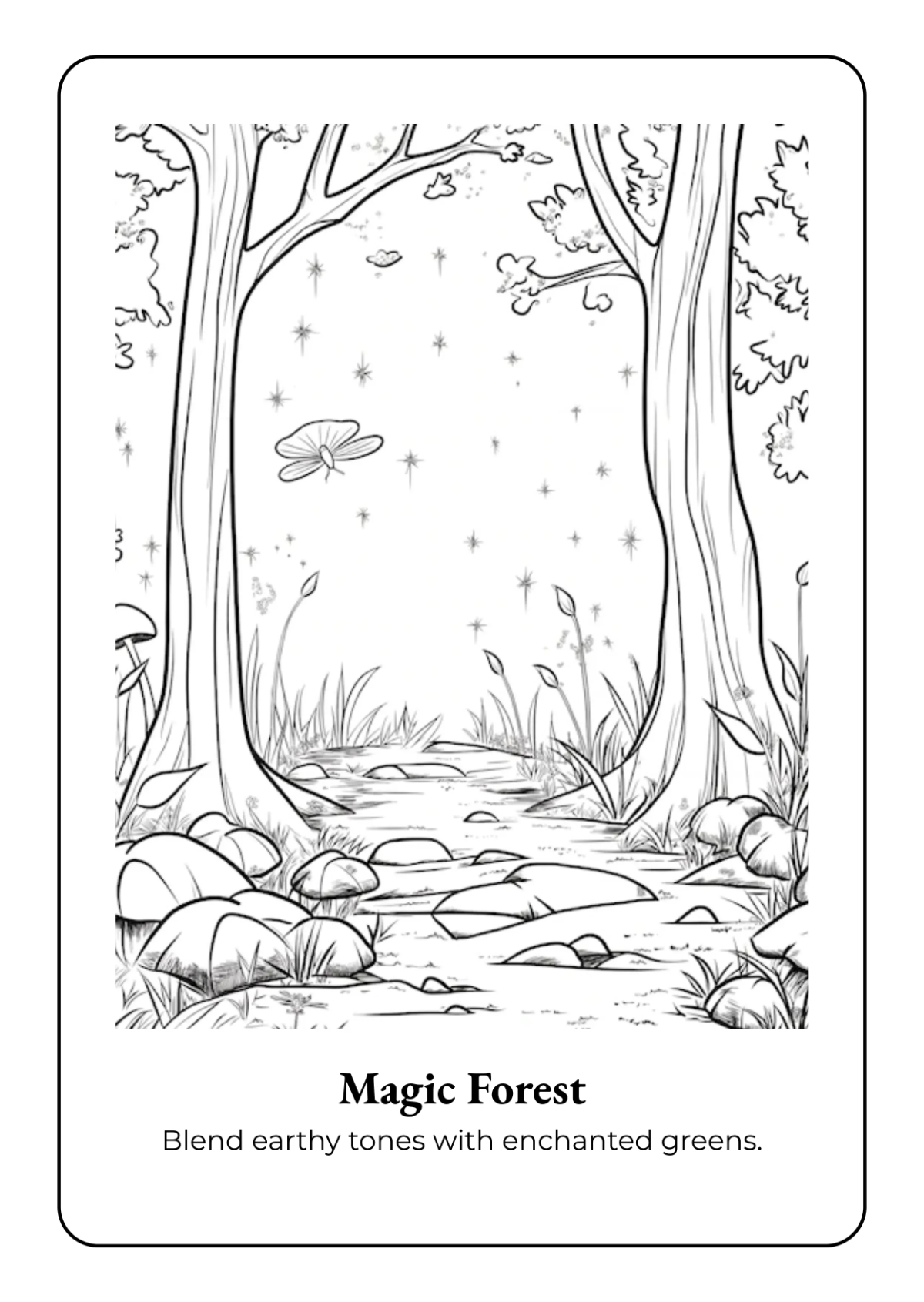 Free Creative Fairy Tale Coloring Book Template to Edit Online