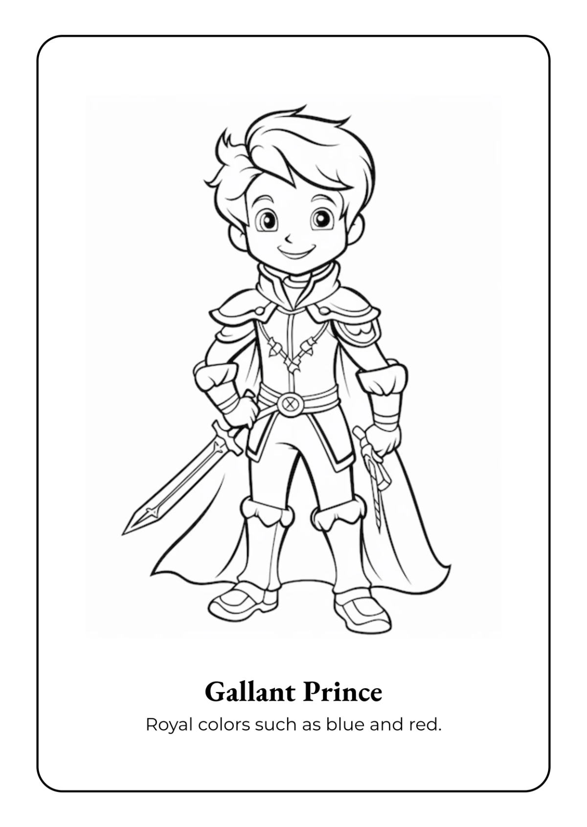 Free Creative Fairy Tale Coloring Book Template to Edit Online