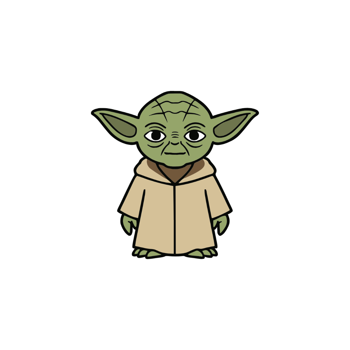 Free Yoda Character Clipart to Edit Online