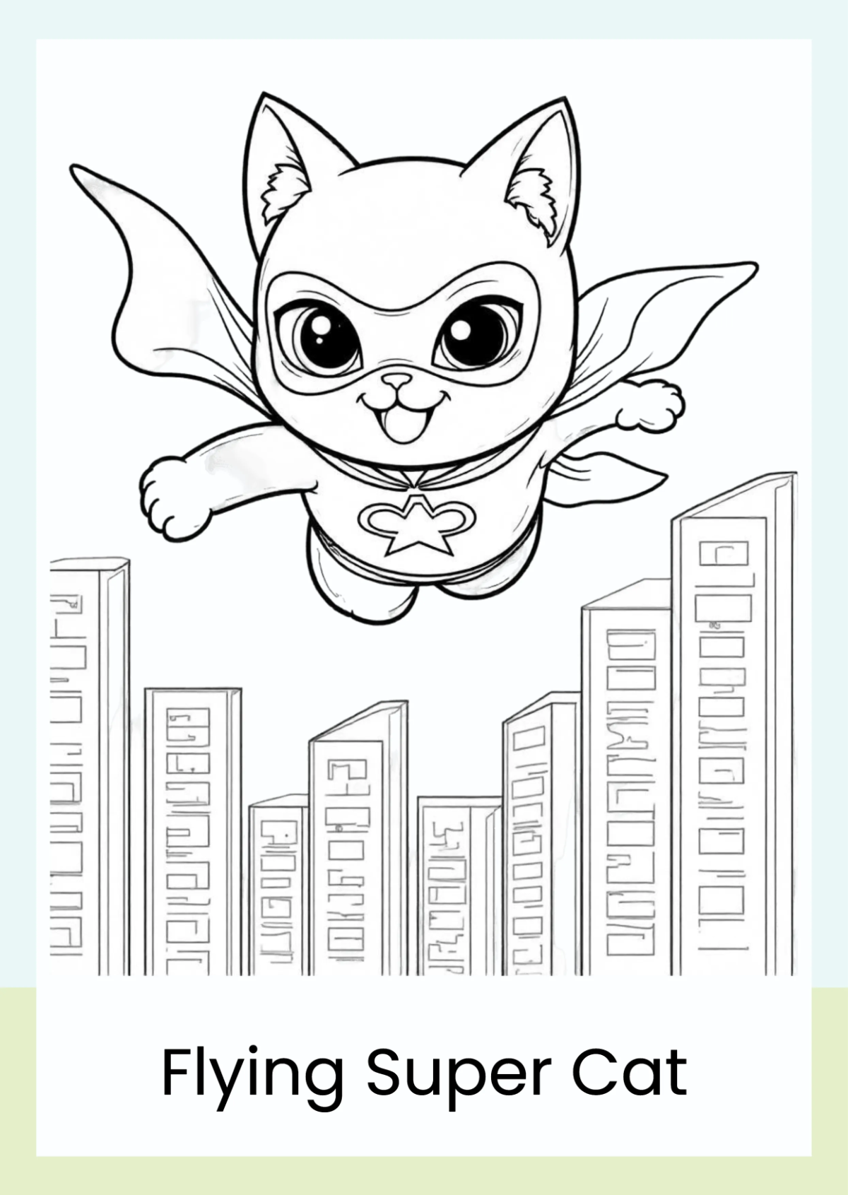 Free Cartoon Coloring Book Template to Edit Online