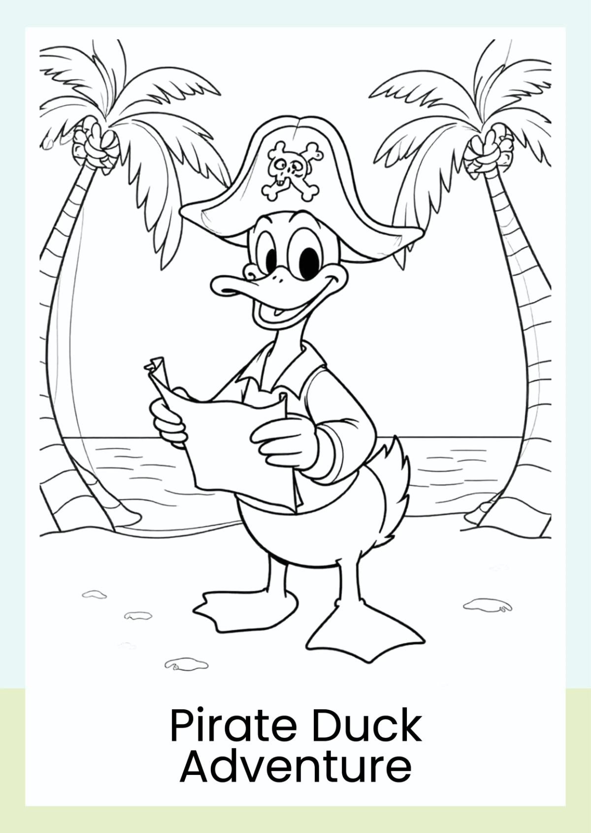 Free Cartoon Coloring Book Template to Edit Online