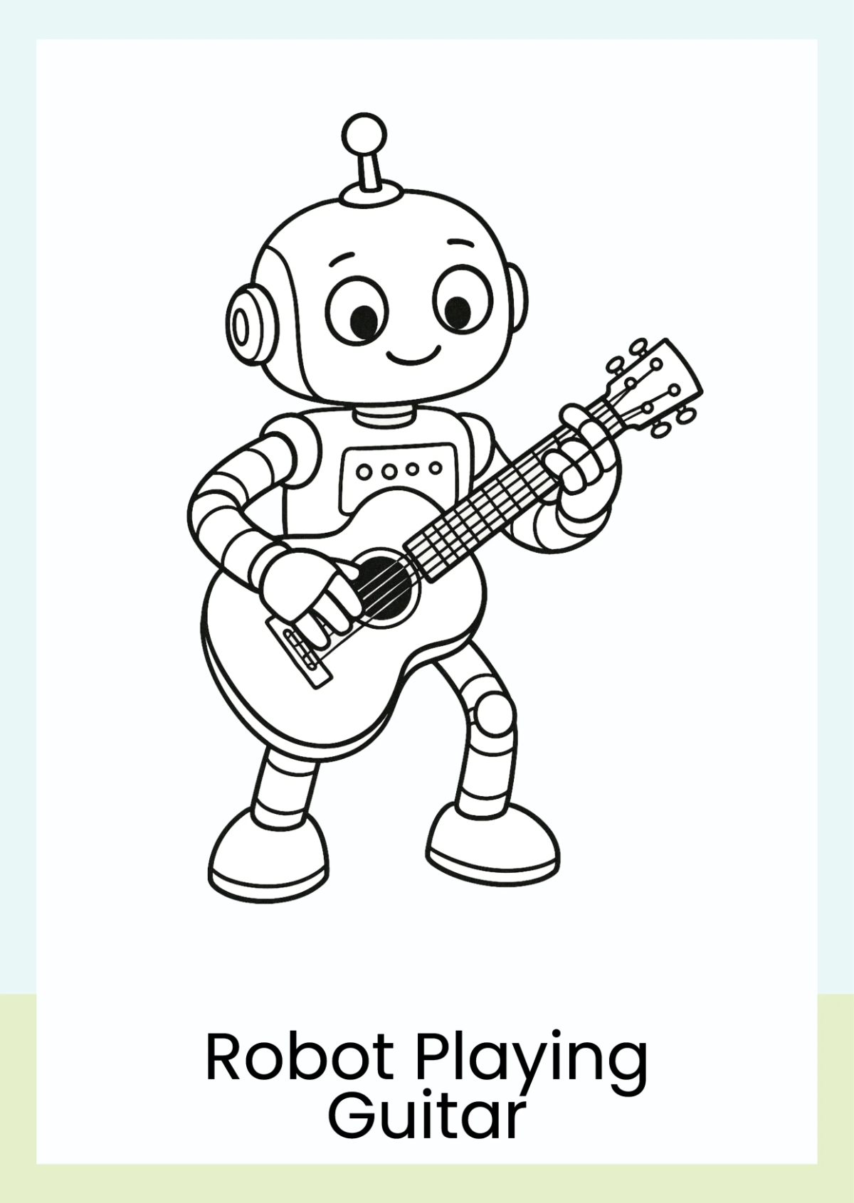 Free Cartoon Coloring Book Template to Edit Online
