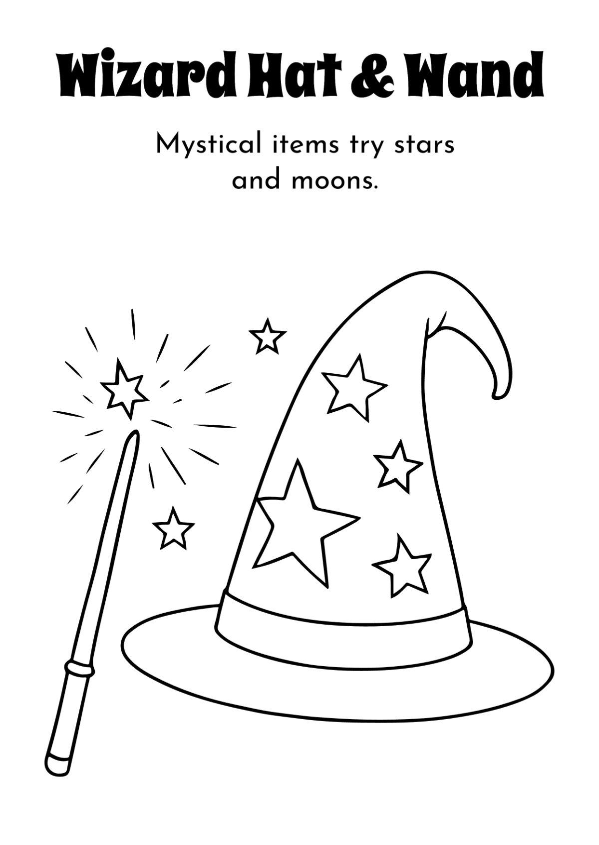 Free Fantasy Coloring Book Template to Edit Online