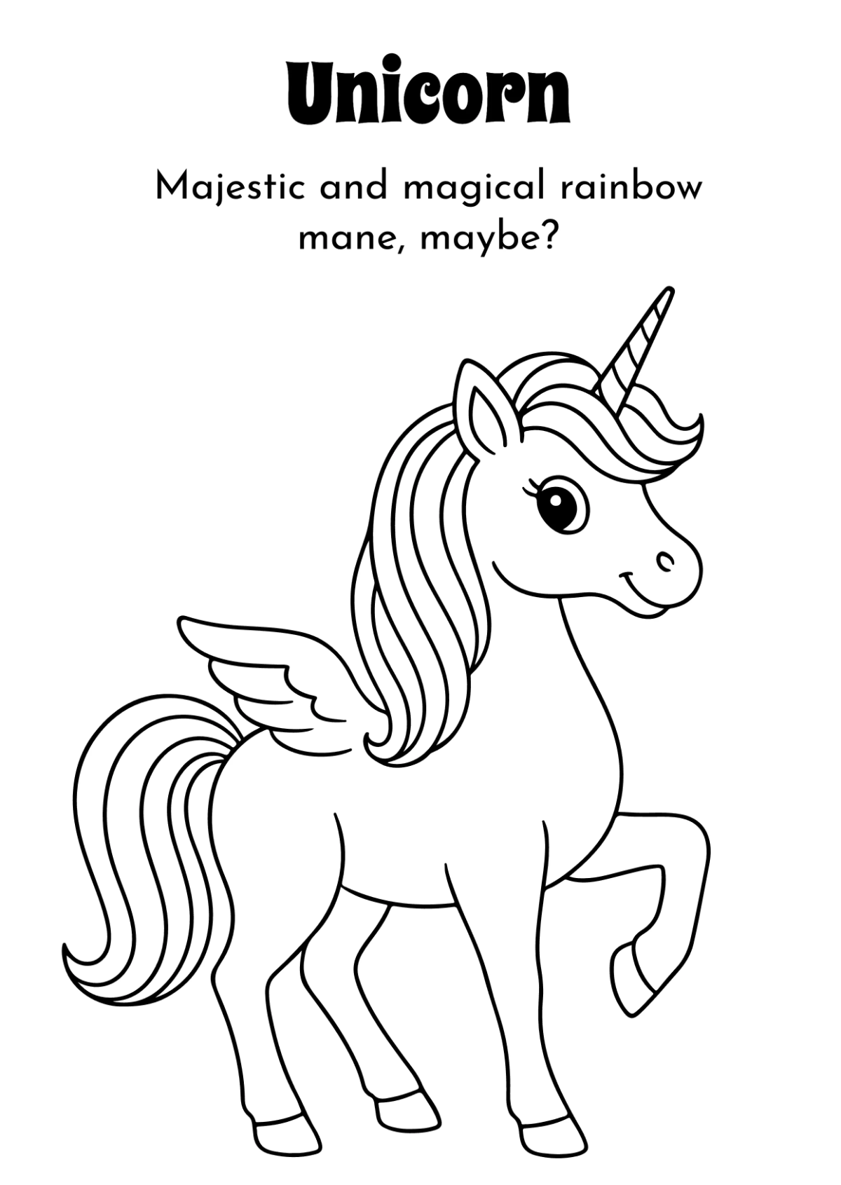 Free Fantasy Coloring Book Template to Edit Online