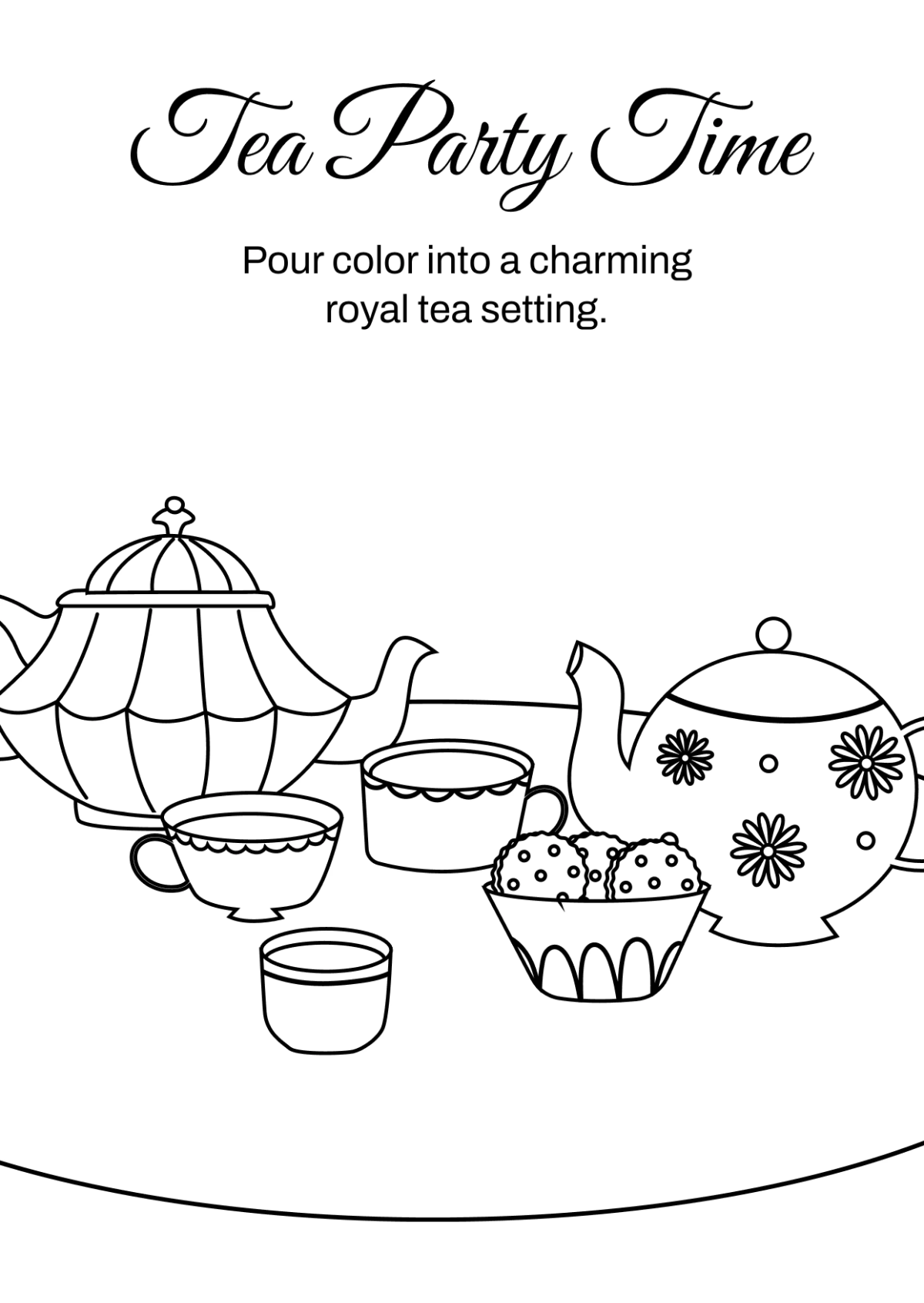 Free Princess Coloring Book Template to Edit Online