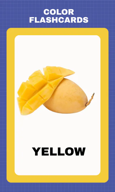 Free Colorful Printable Flashcards Template to Edit Online