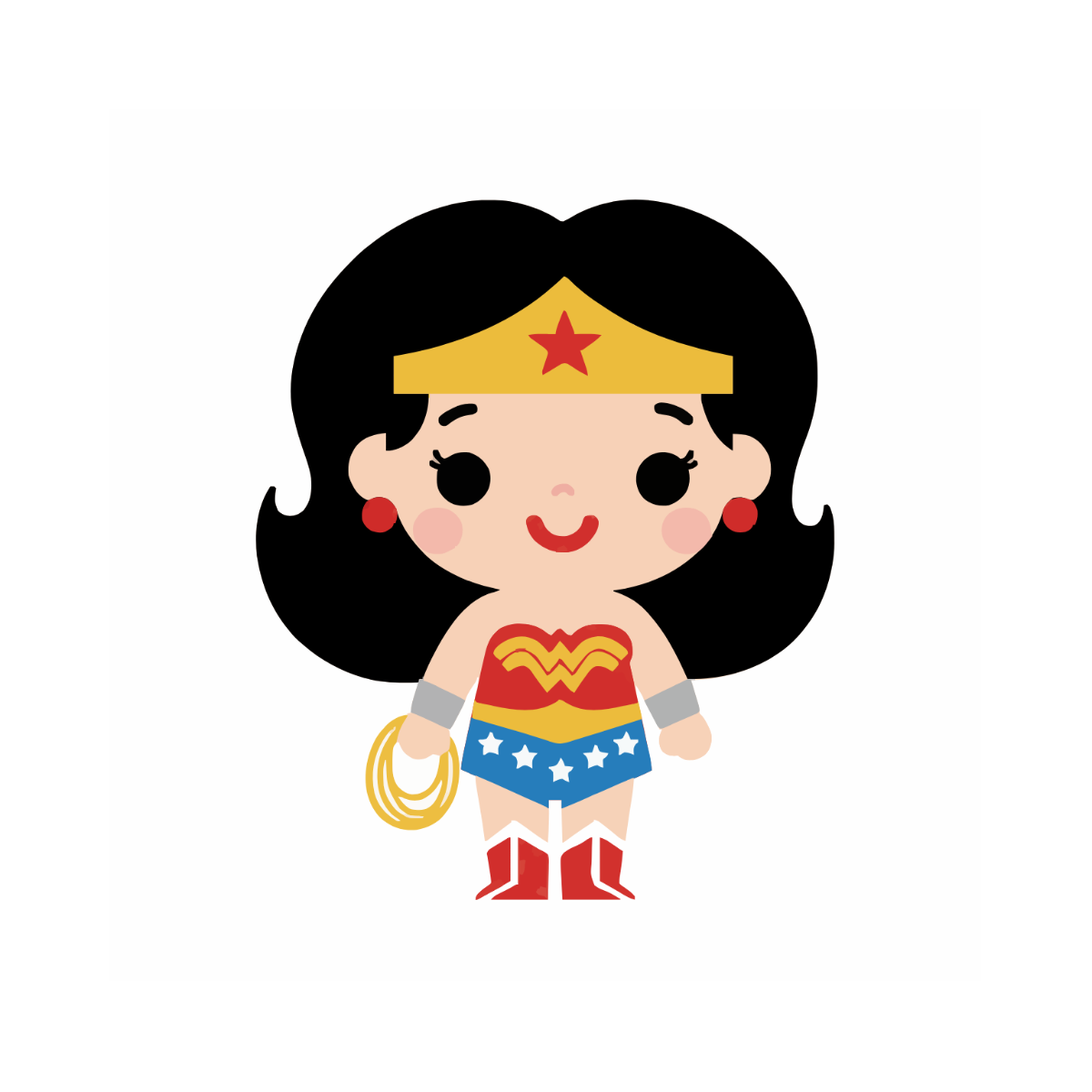 Free Wonder Woman Character Clipart to Edit Online
