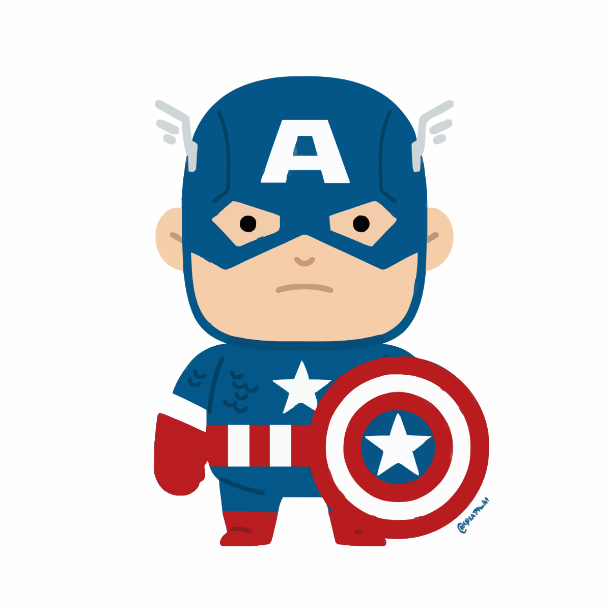 Free Captain America Character Clipart to Edit Online