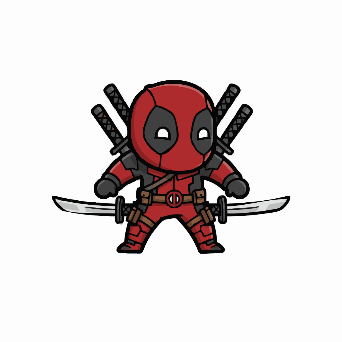 Free Deadpool Character Clipart to Edit Online