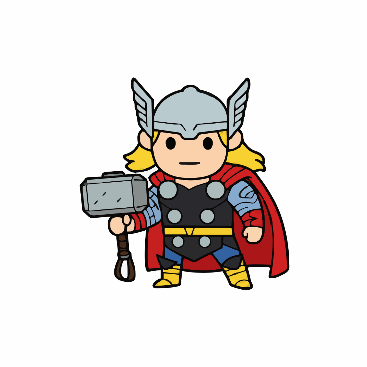 Free Thor Character Clipart to Edit Online