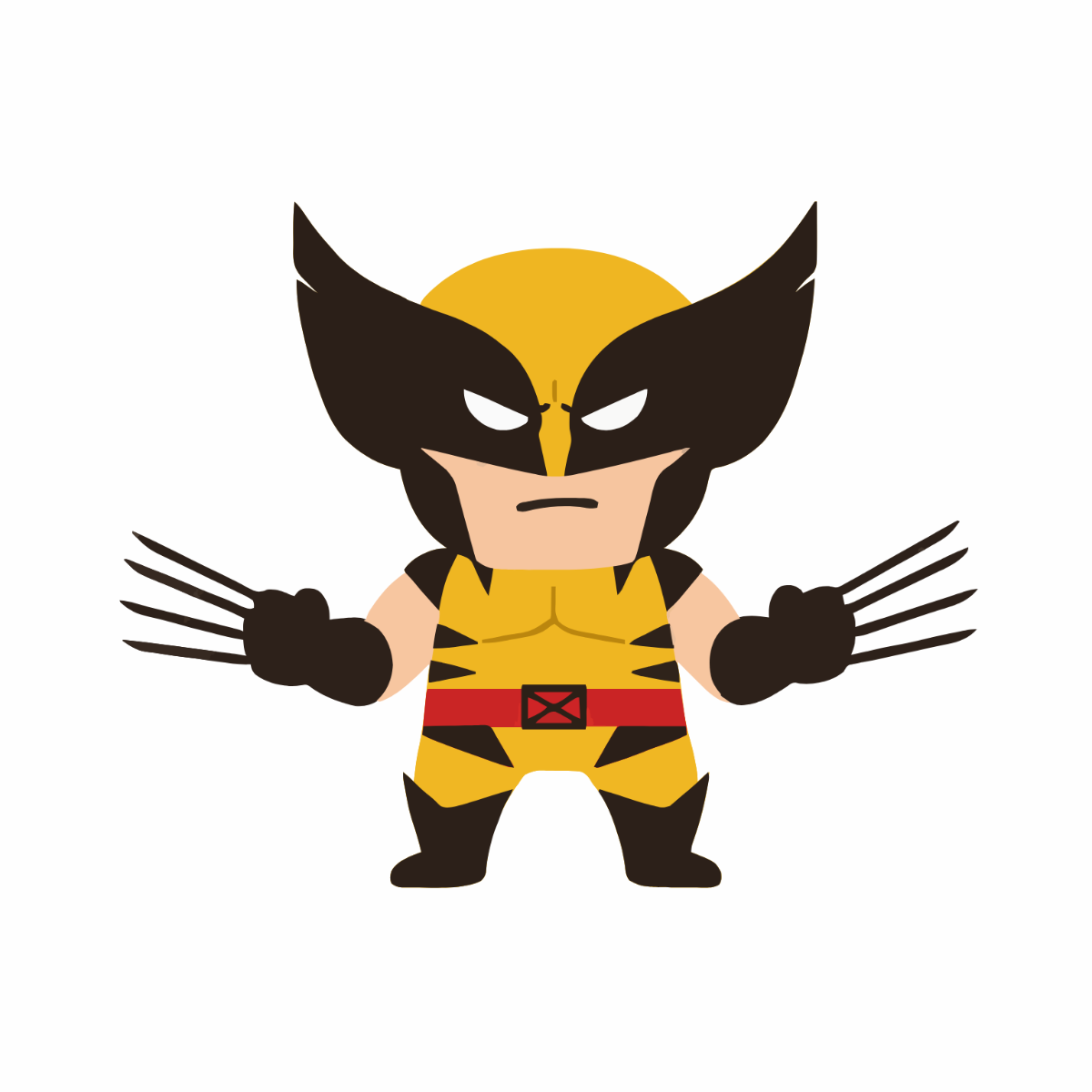 Free Wolverine Character Clipart to Edit Online