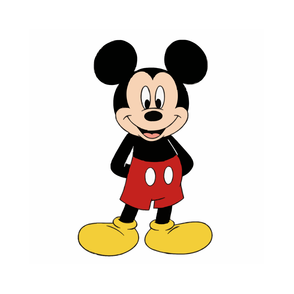 Free Mickey Mouse Character Clipart to Edit Online