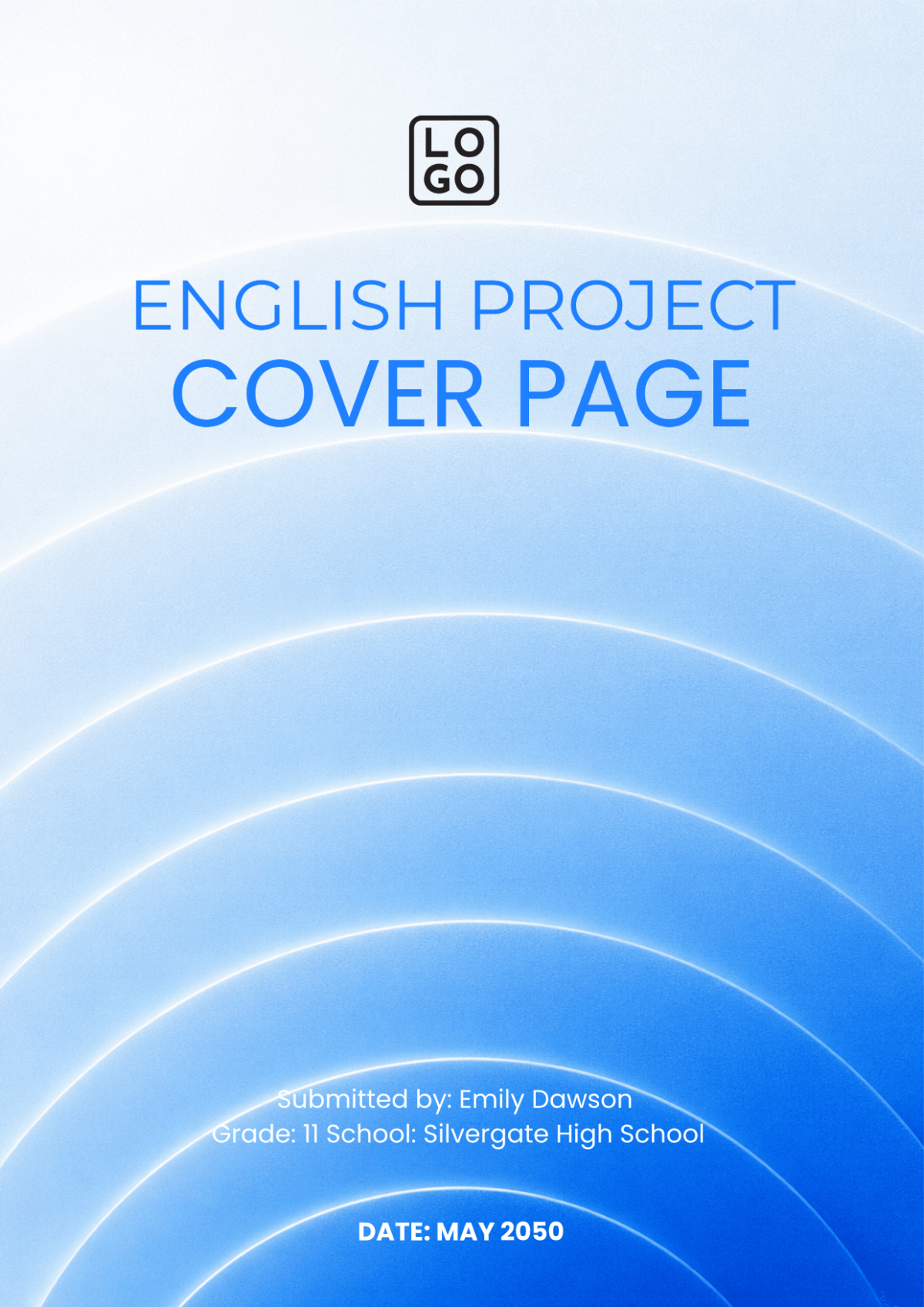 Free Computer Project Cover Page Template To Edit Online