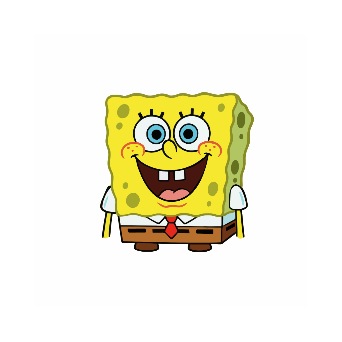 Free SpongeBob SquarePants Character Clipart to Edit Online
