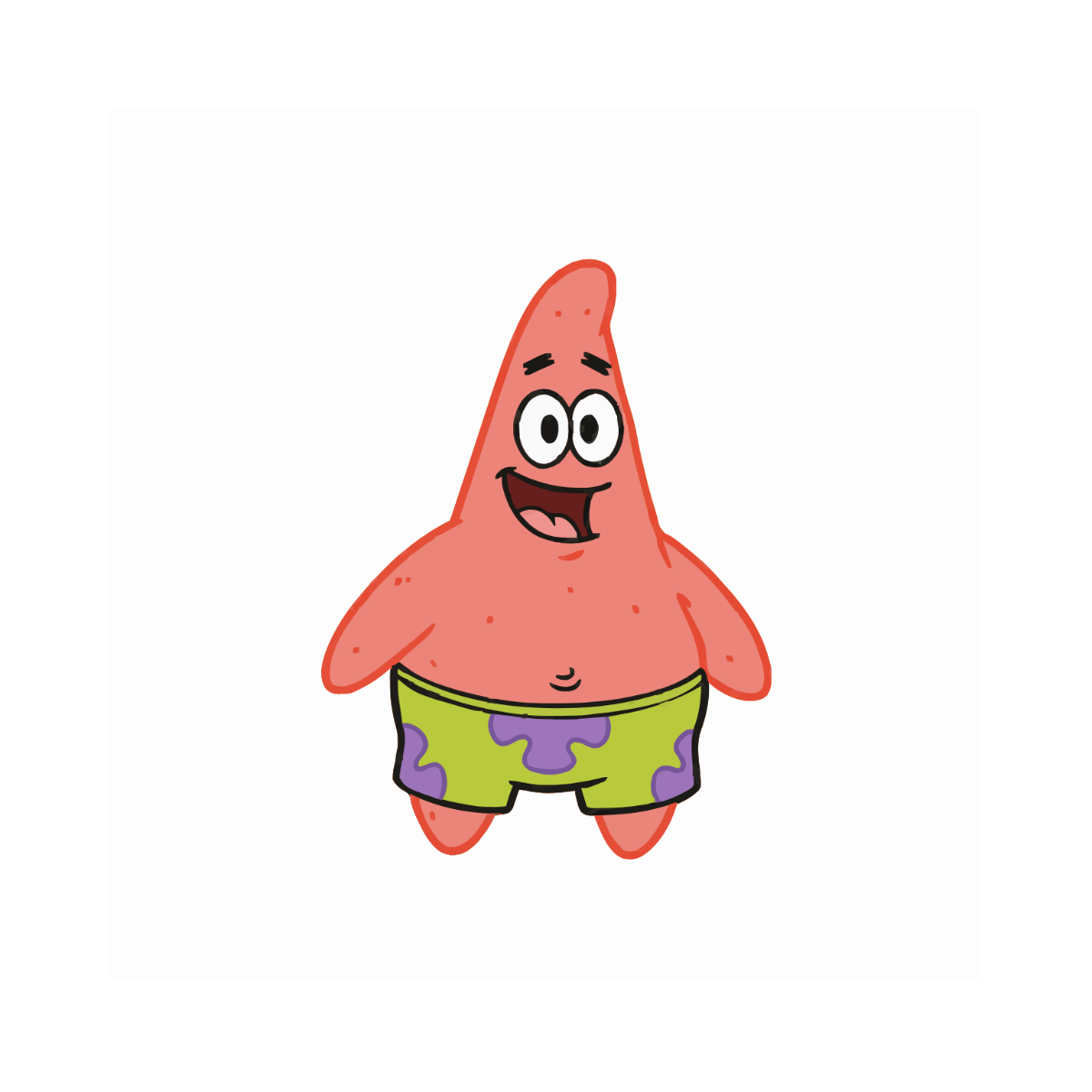 Free Patrick Star Character Clipart to Edit Online