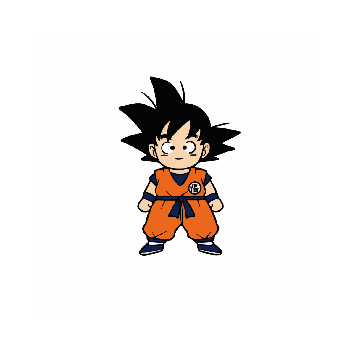 Free Goku Character Clipart to Edit Online