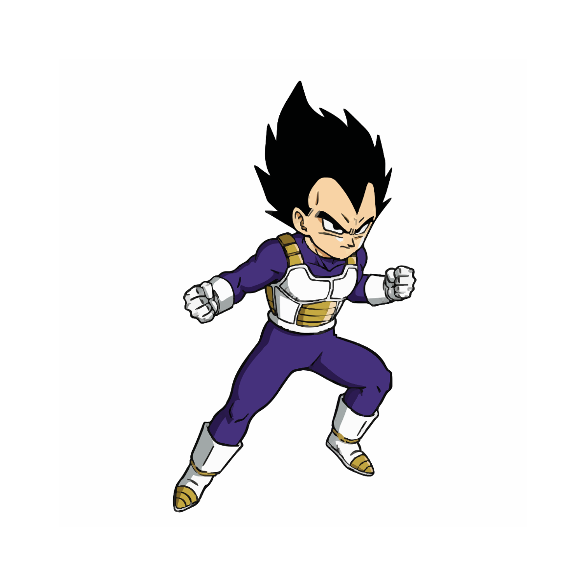Free Vegeta Character Clipart to Edit Online