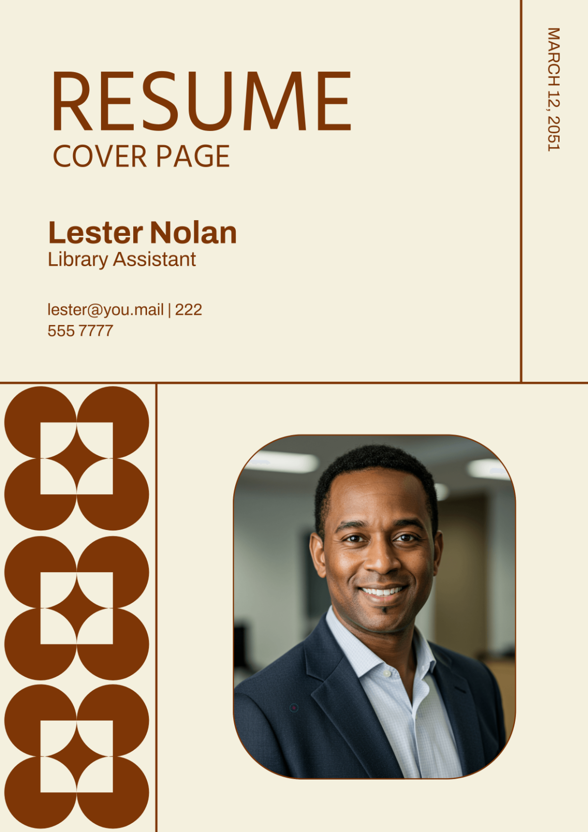 FREE Resume Cover Page Templates - Resume Cover Page For Library Use Template Edit Online