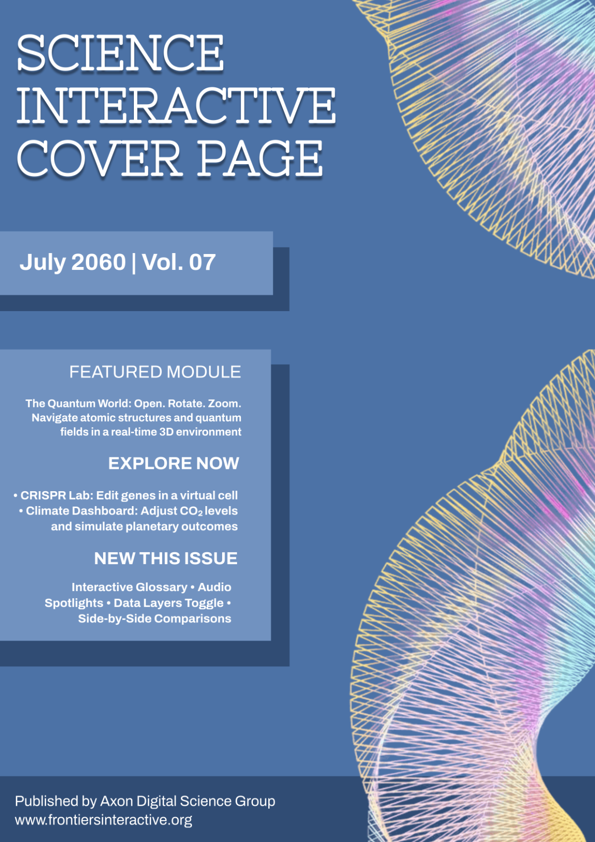 Free Science Interactive Cover Page Template to Edit Online