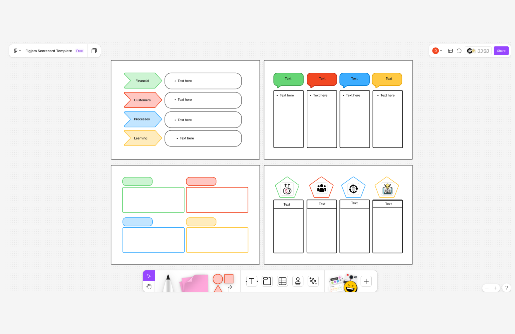 Free Scorecard Template Free Scorecard Template