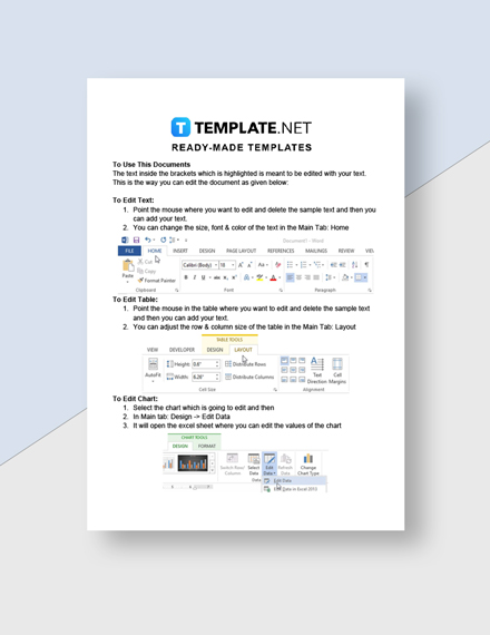Printable Agency Invoice Template