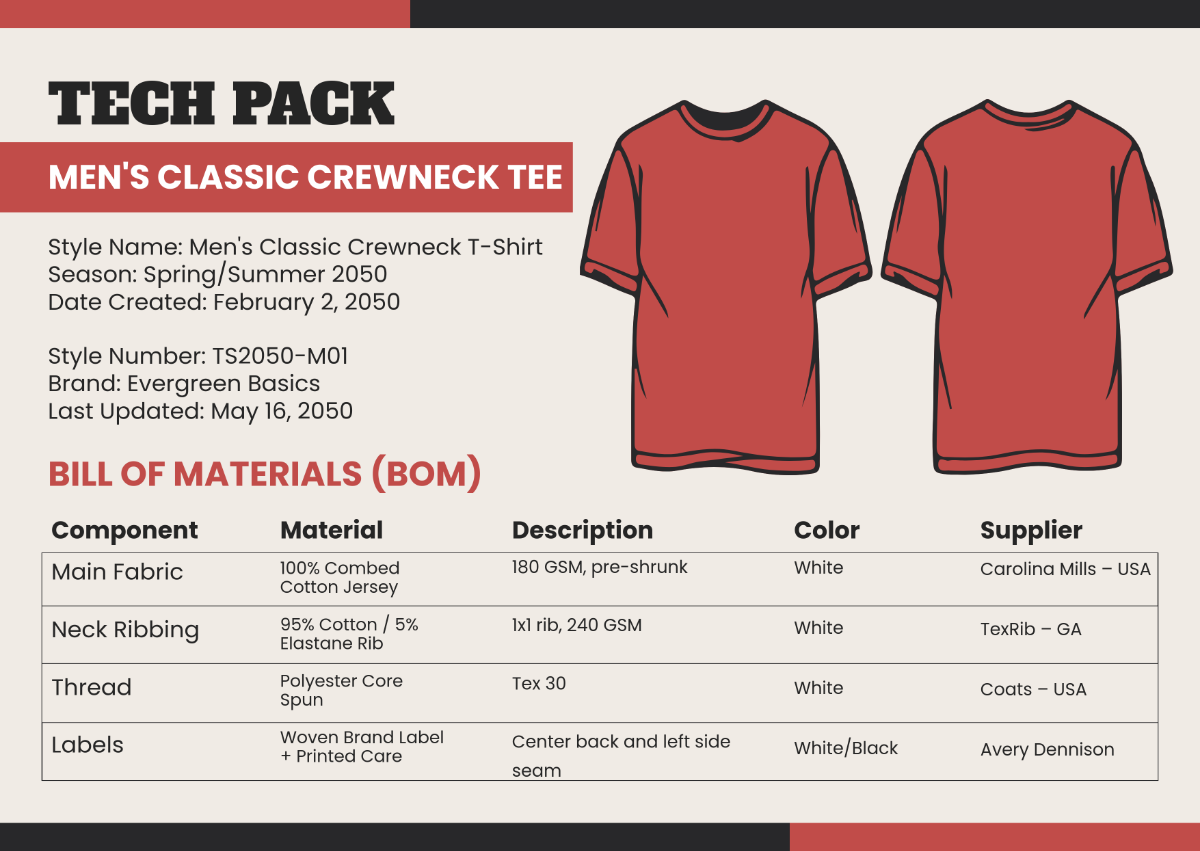 Free Tech Pack Template to Edit Online