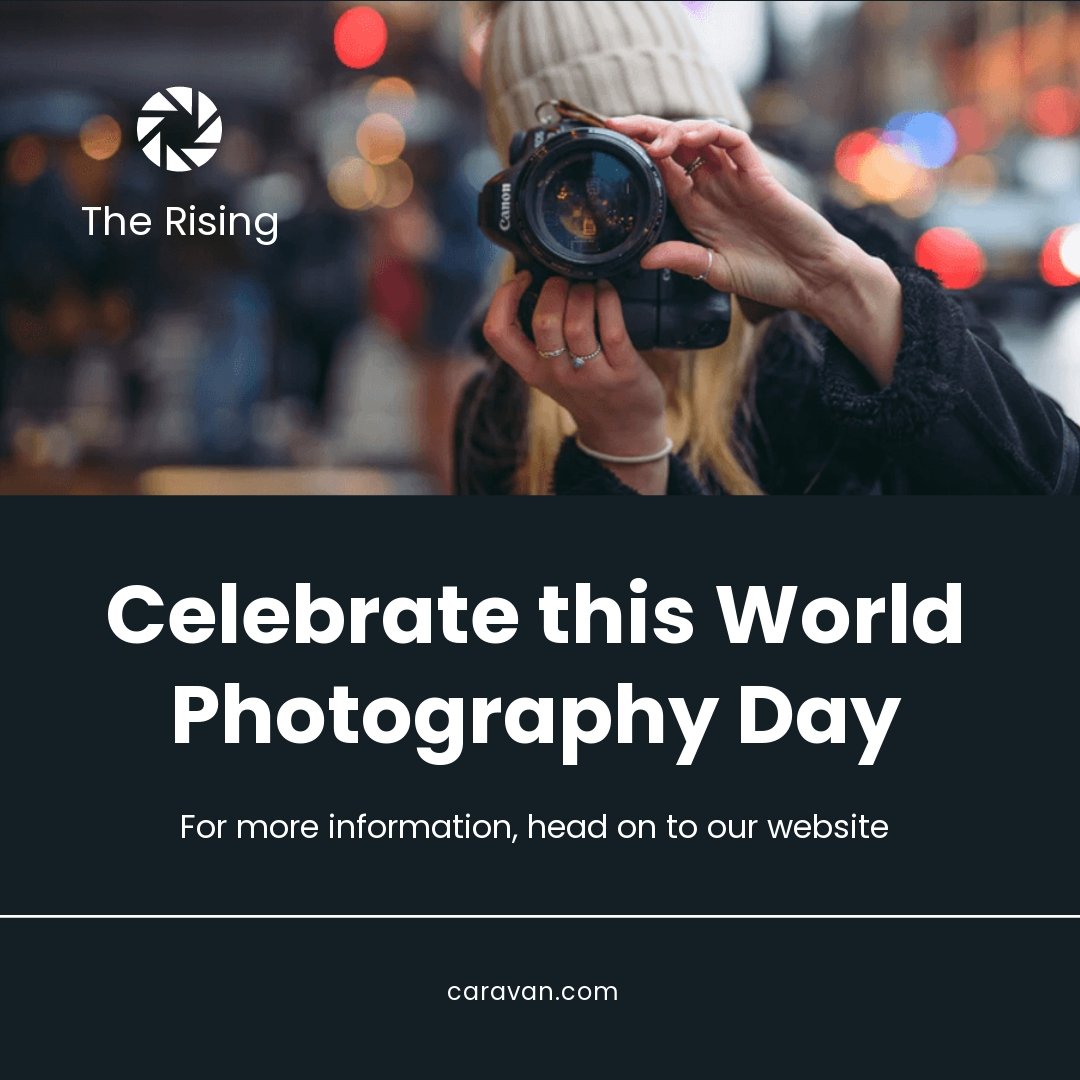 World Photography Day Poster Template [Free JPG] Google Docs