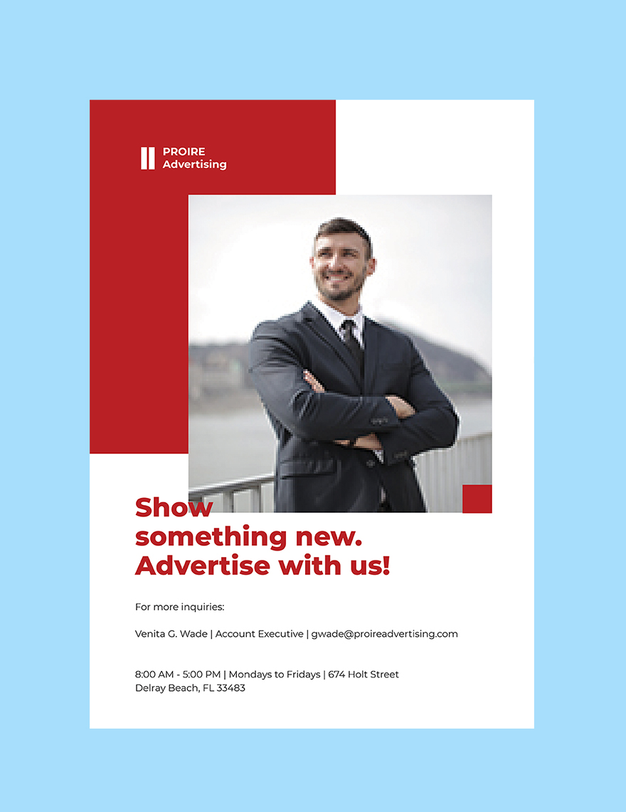Advertising Agency Services Poster Printable