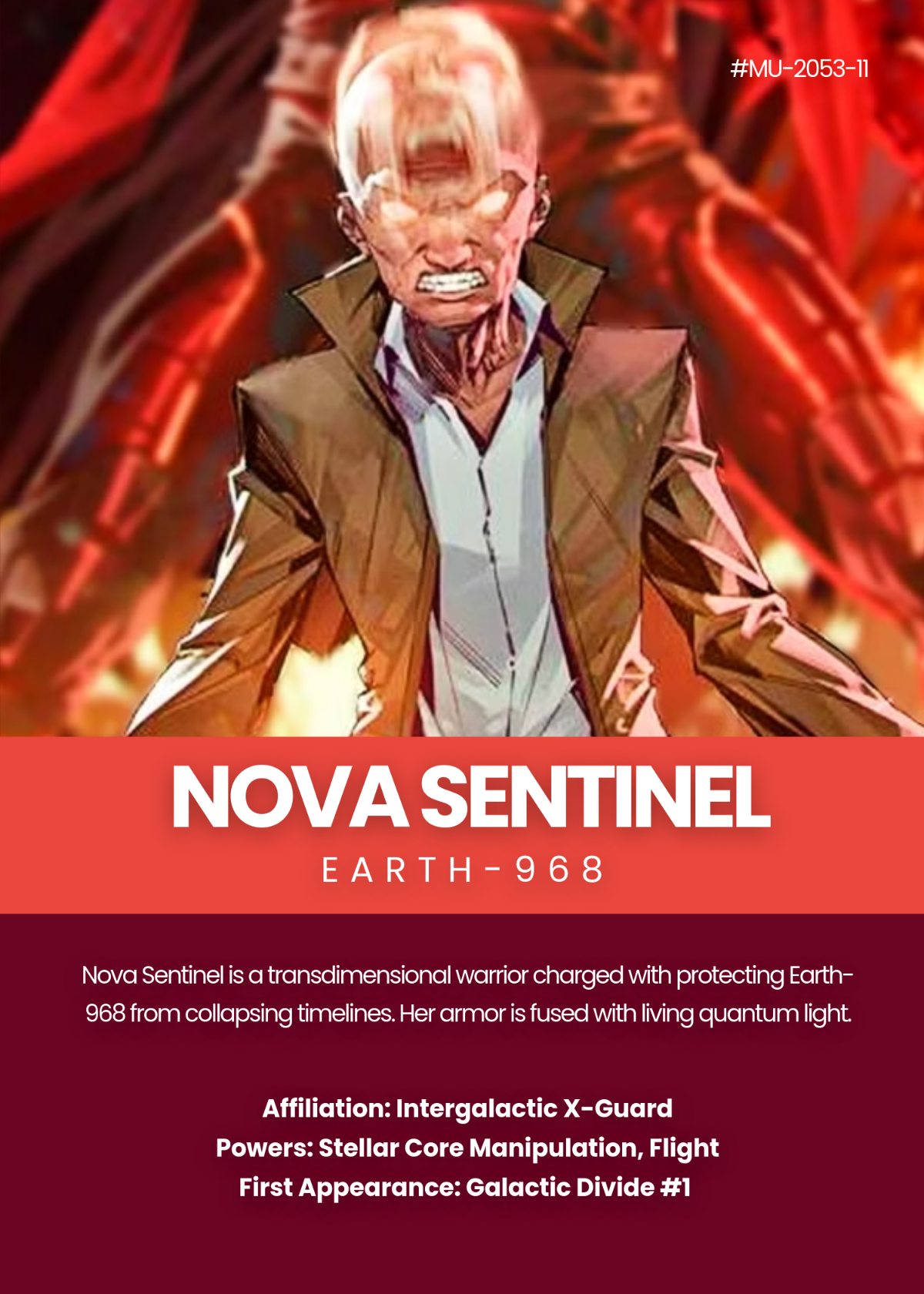 Free Marvel Universe Trading Card Template to Edit Online