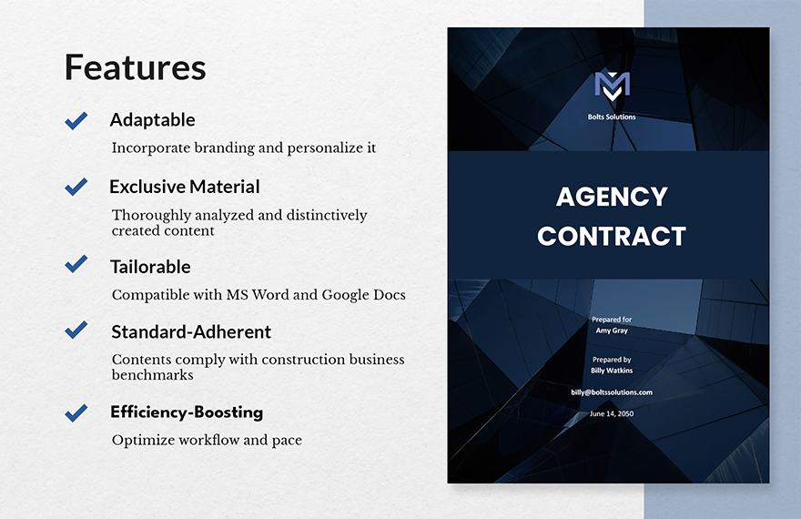 Agency Contract Template