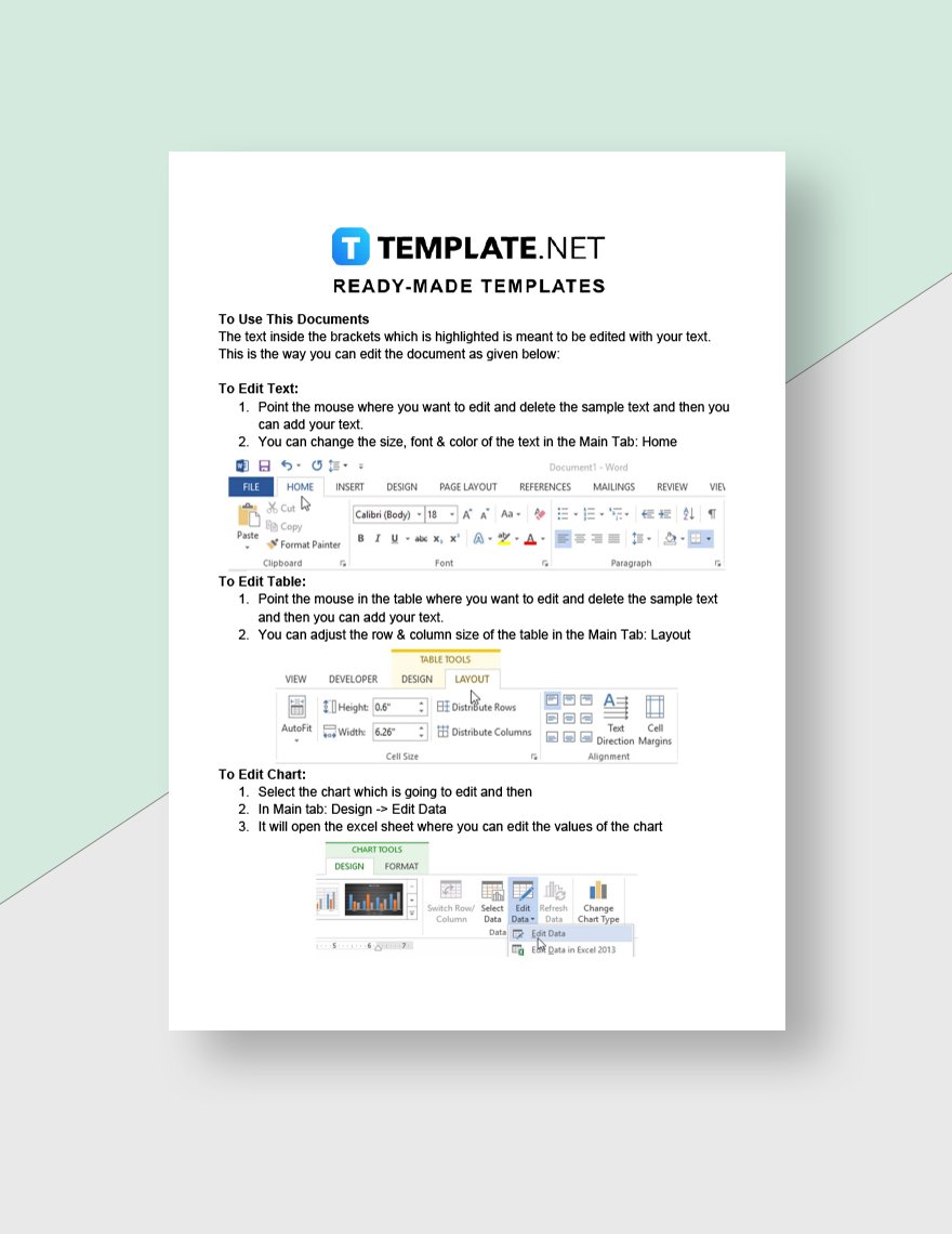 Agency Performance Review Report Template