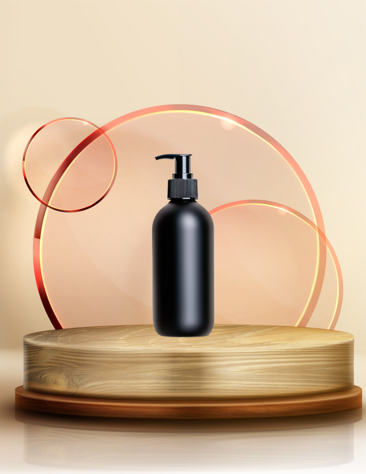 Free Lotion Pedestal Photo Template to Edit Online