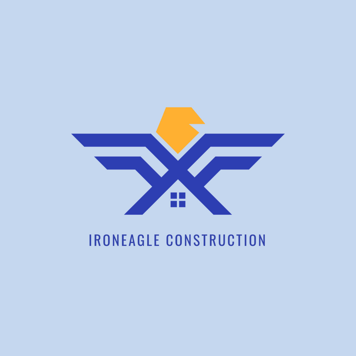 Free Construction Eagle Logo to Edit Online