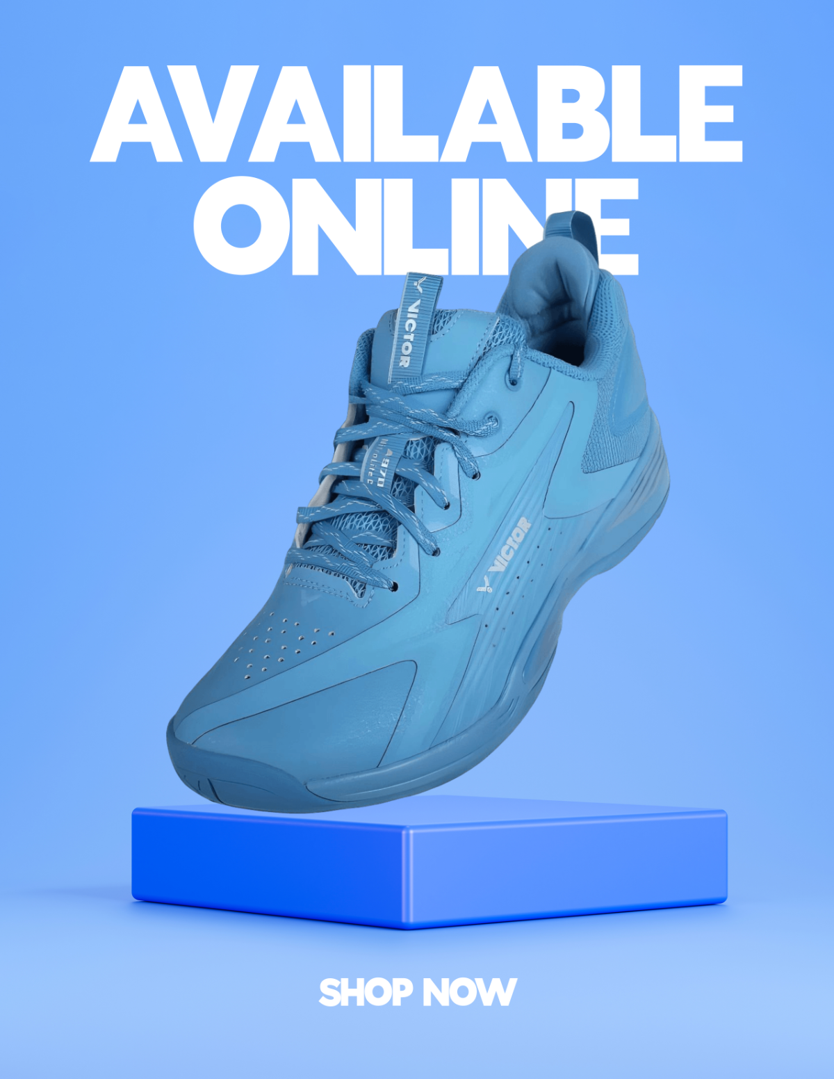 Free Simple Blue Pedestal Photo Template to Edit Online
