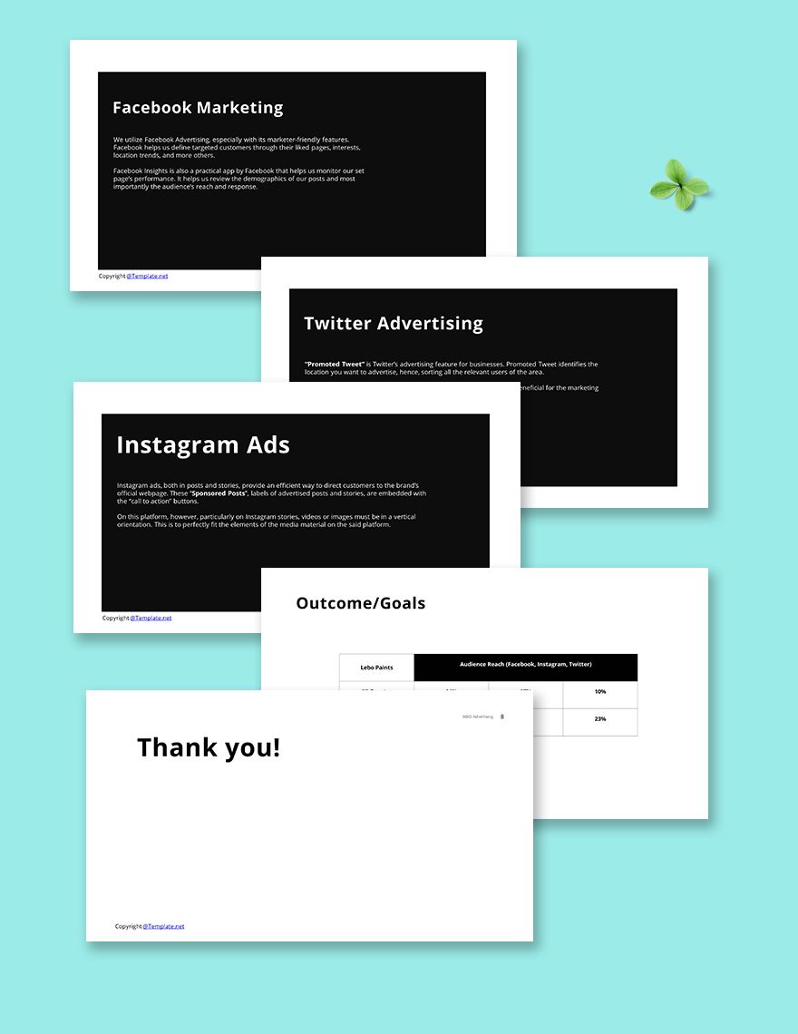Free Simple Advertising Agency Presentation