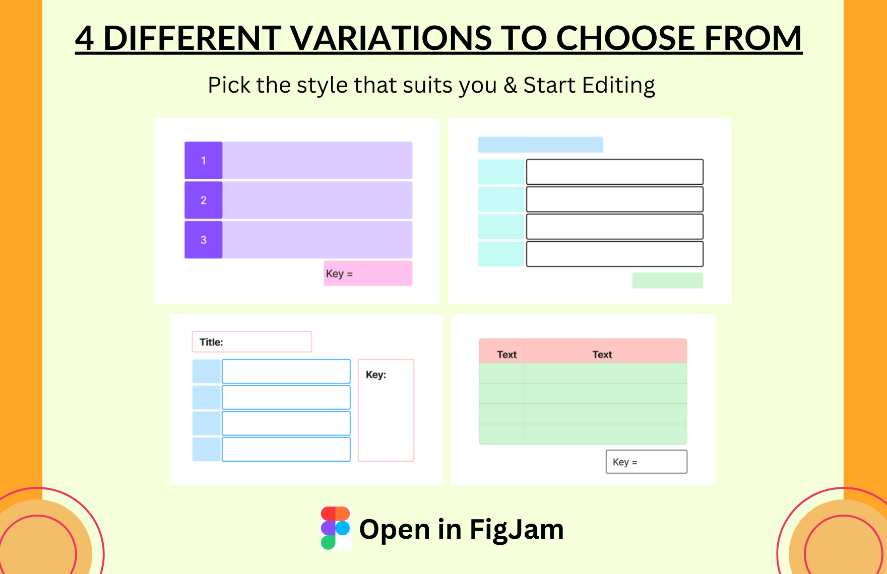 Free Pictogram Template