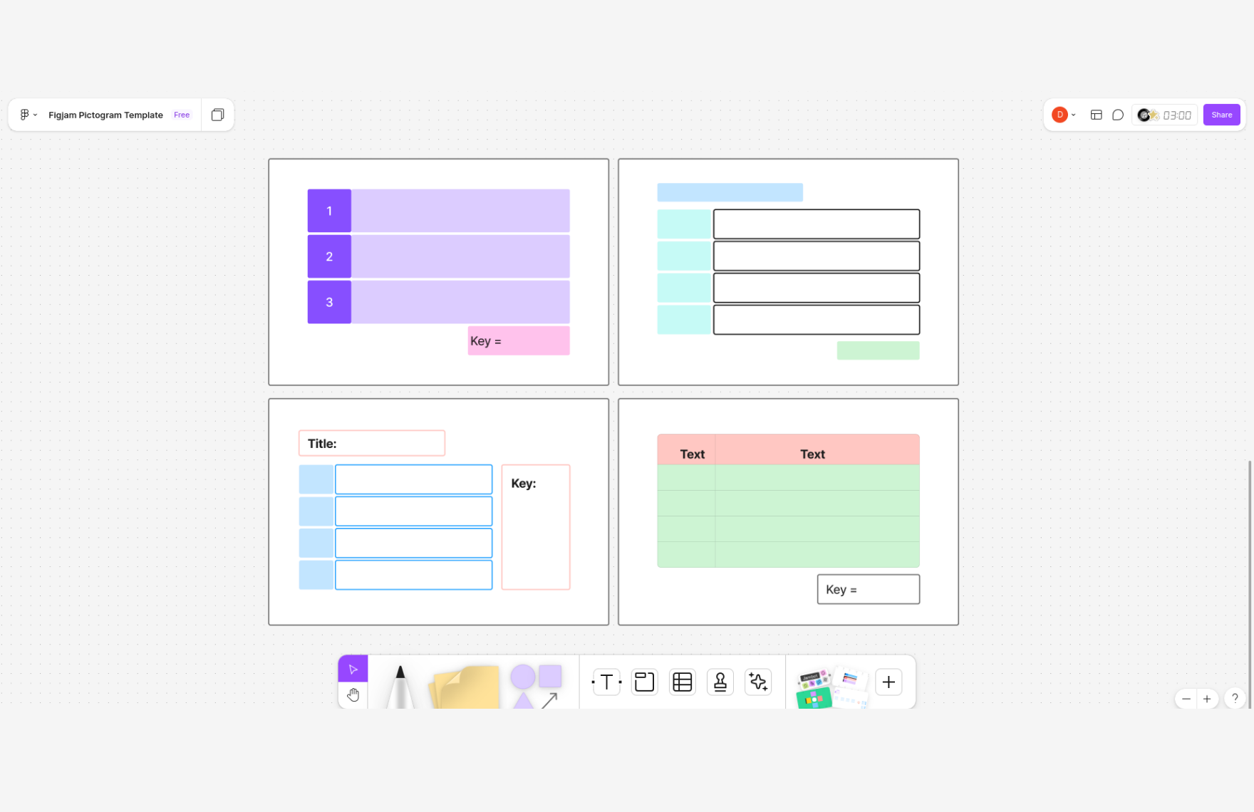 Free Pictogram Template