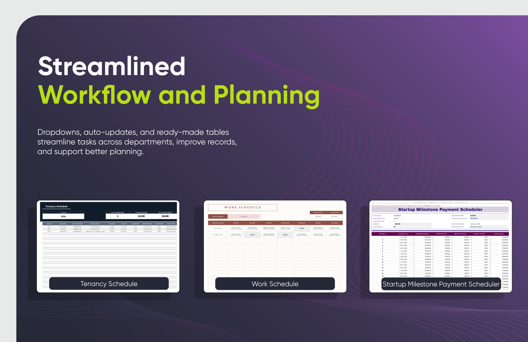 20+ Business Schedule Pro Template Bundle