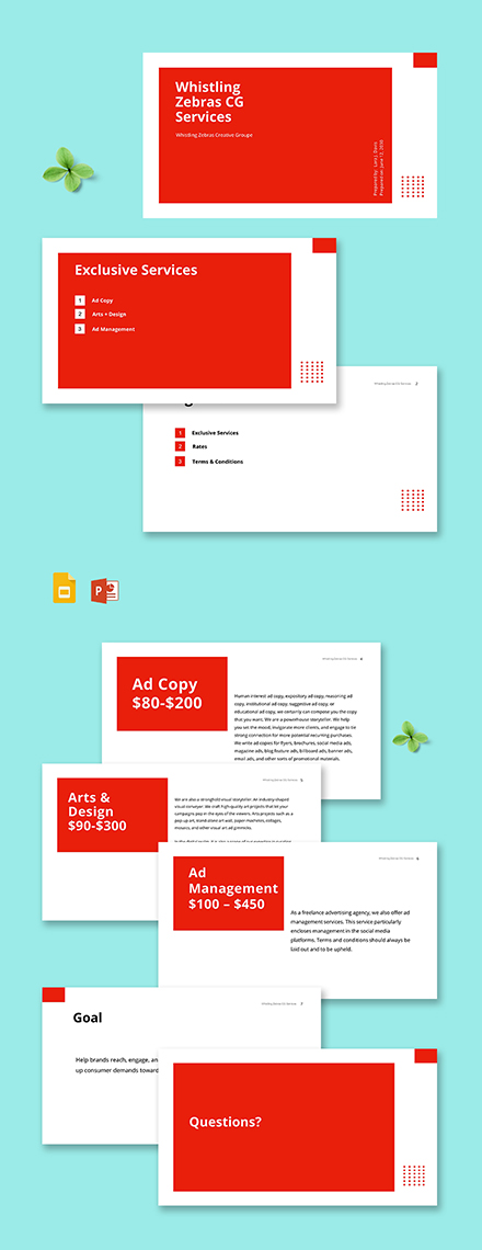 ad agency presentation templates