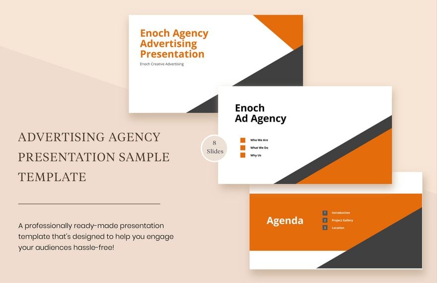 Advertising Agency Presentation Sample Template