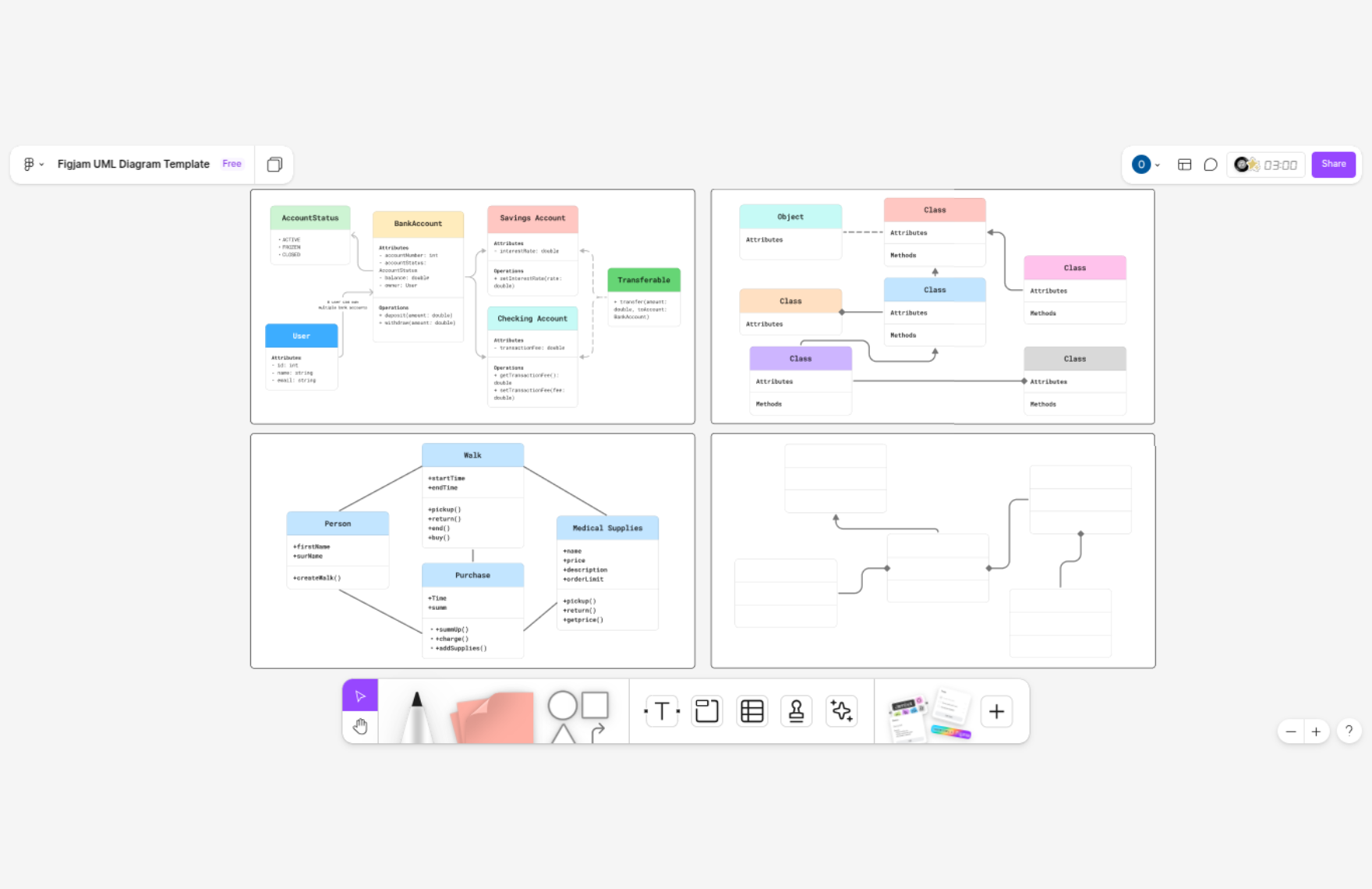 Free UML Diagram Template