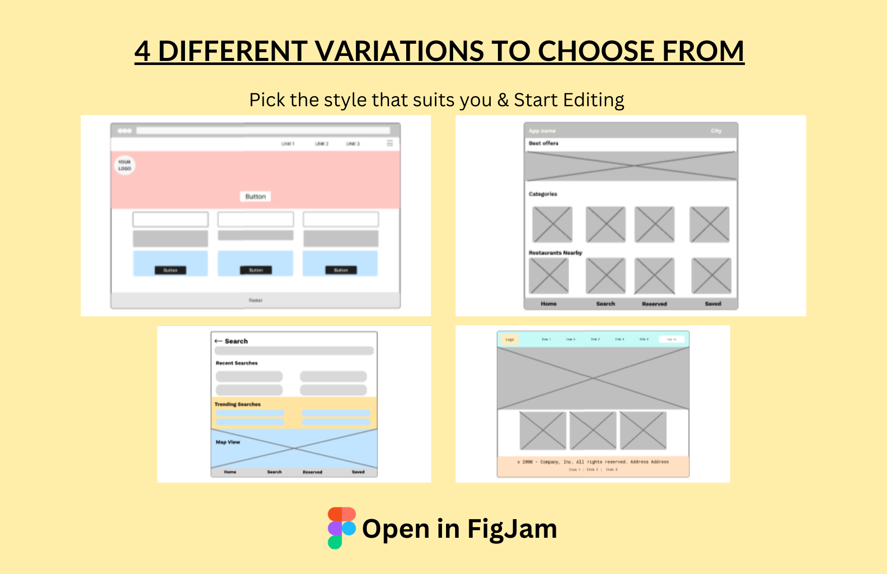 Free Wireframe Template Free Wireframe Template