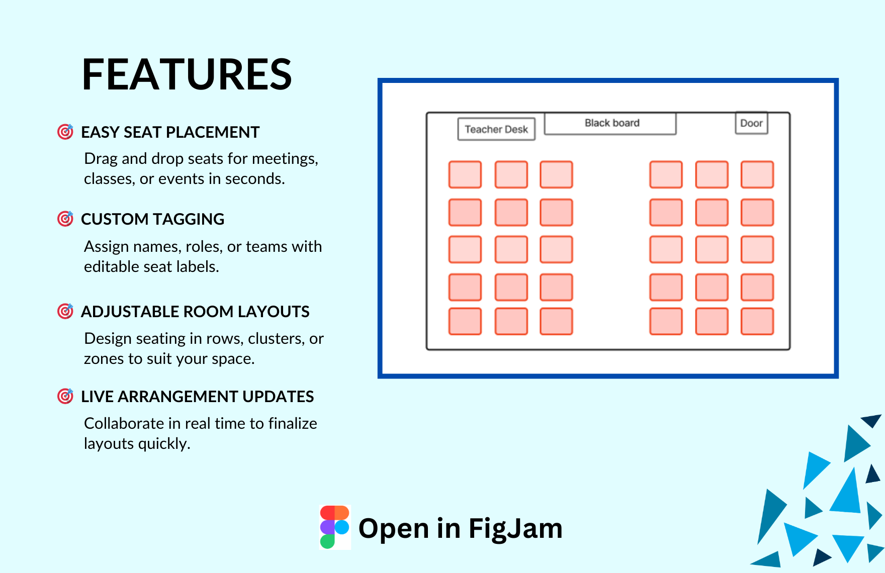 Free Seating Chart Template