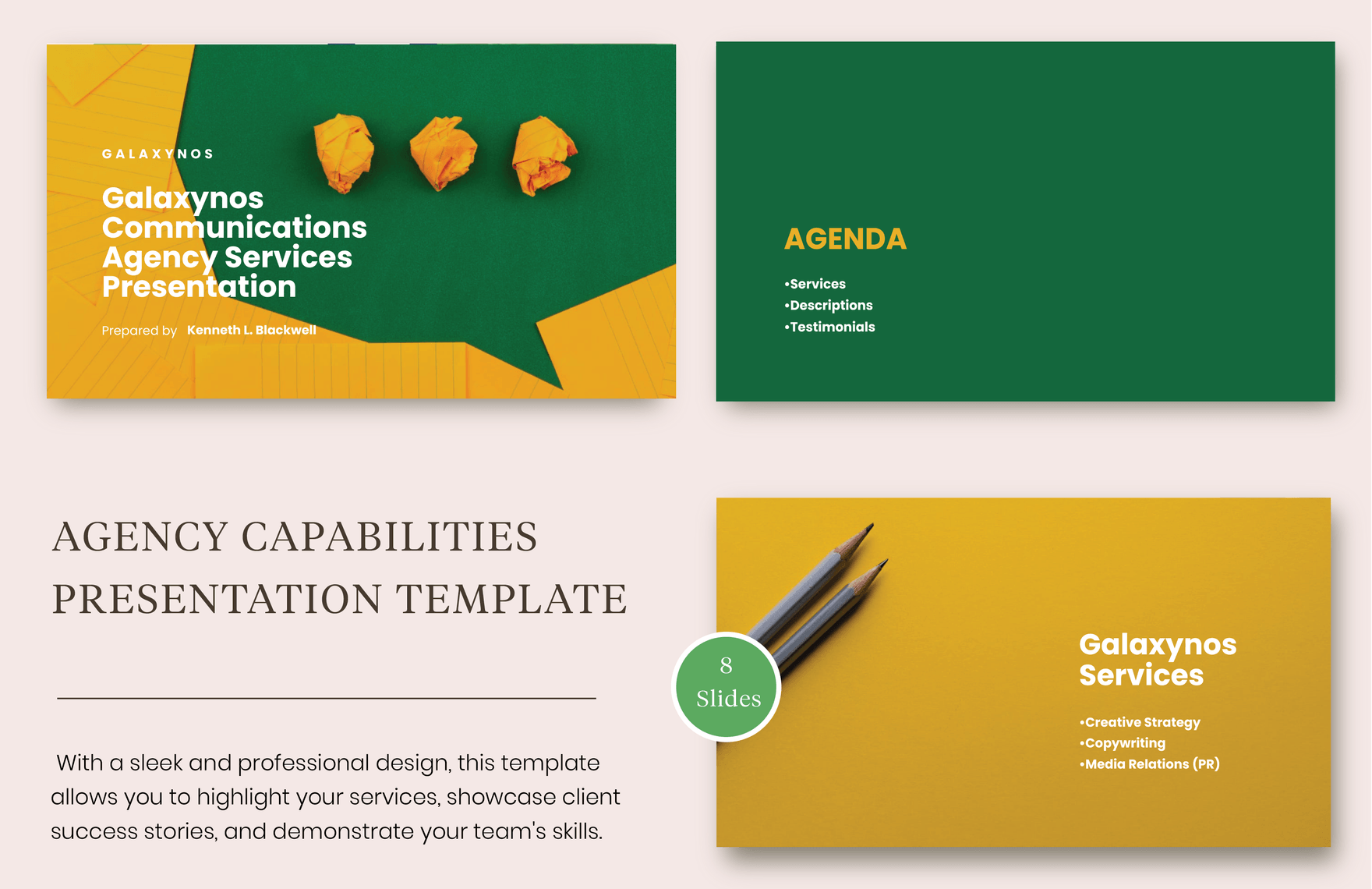 Agency Capabilities Presentation Template