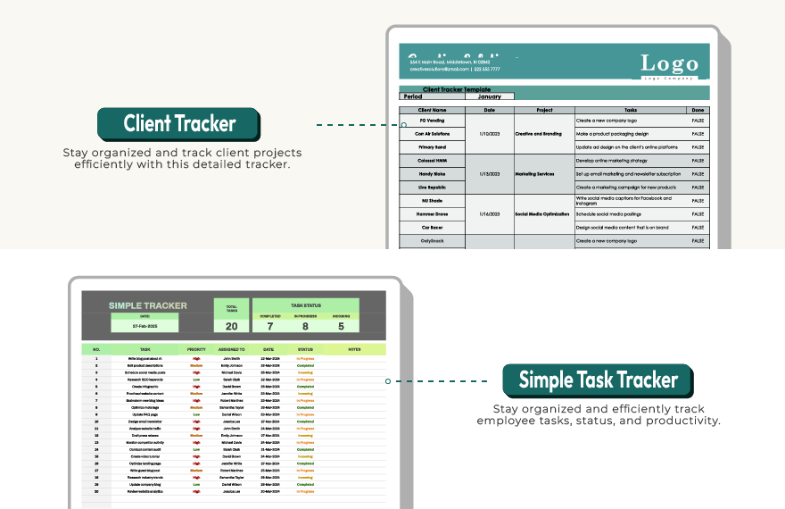 20+ Ultimate Tracker Suite Template Bundle