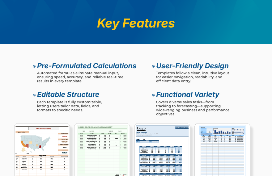 Sales Growth & Performance Toolkit Template Bundle