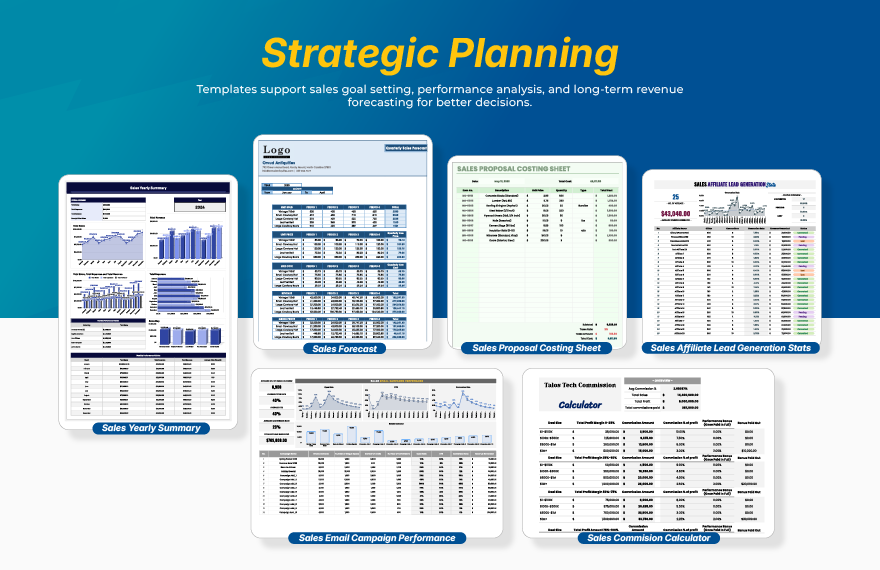 Sales Growth & Performance Toolkit Template Bundle