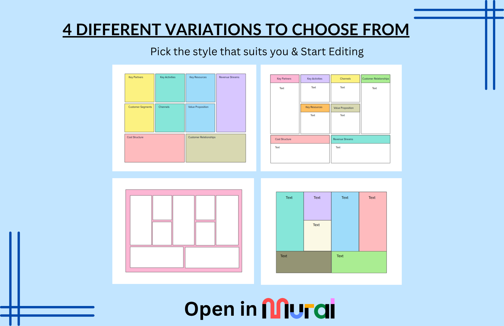 Free Business Model Canvas Template